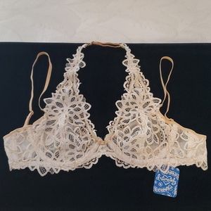 NWT FREE PEOPLE HALTER BRA SIZE 34B